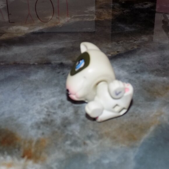 Littlest Pet Shop Black & White BULL TERRIER No # Dog Diary RARE - Picture 3 of 3